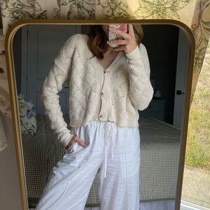 Sincerely Jules Cream Knit Cardigan